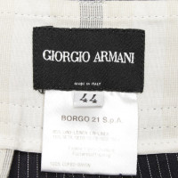 Armani Suit in blue / white stripes