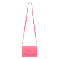 Karl Lagerfeld Shoulder bag Leather in Pink