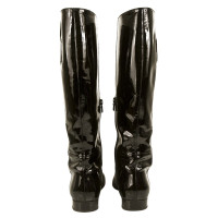 Roger Vivier Black Leather knee height boots