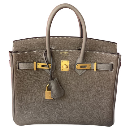 Hermès Birkin Bag 25 Leather in Beige