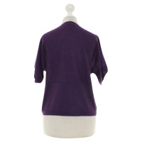 Allude Cashmere jacket in purple