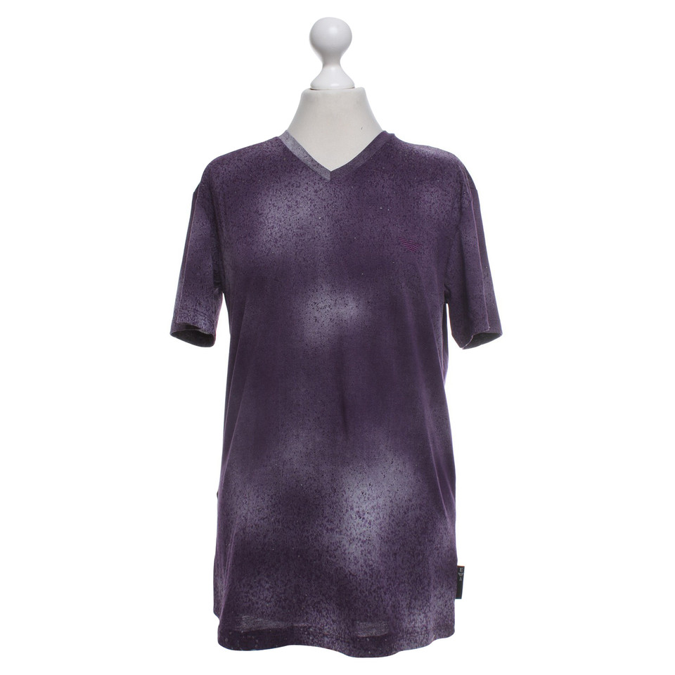 Armani T-Shirt in Violett