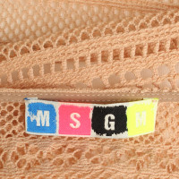 Msgm top crochet lace