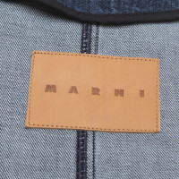 Marni Veste/Manteau en Coton en Bleu
