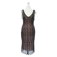 Blumarine Lace dress in black / pink