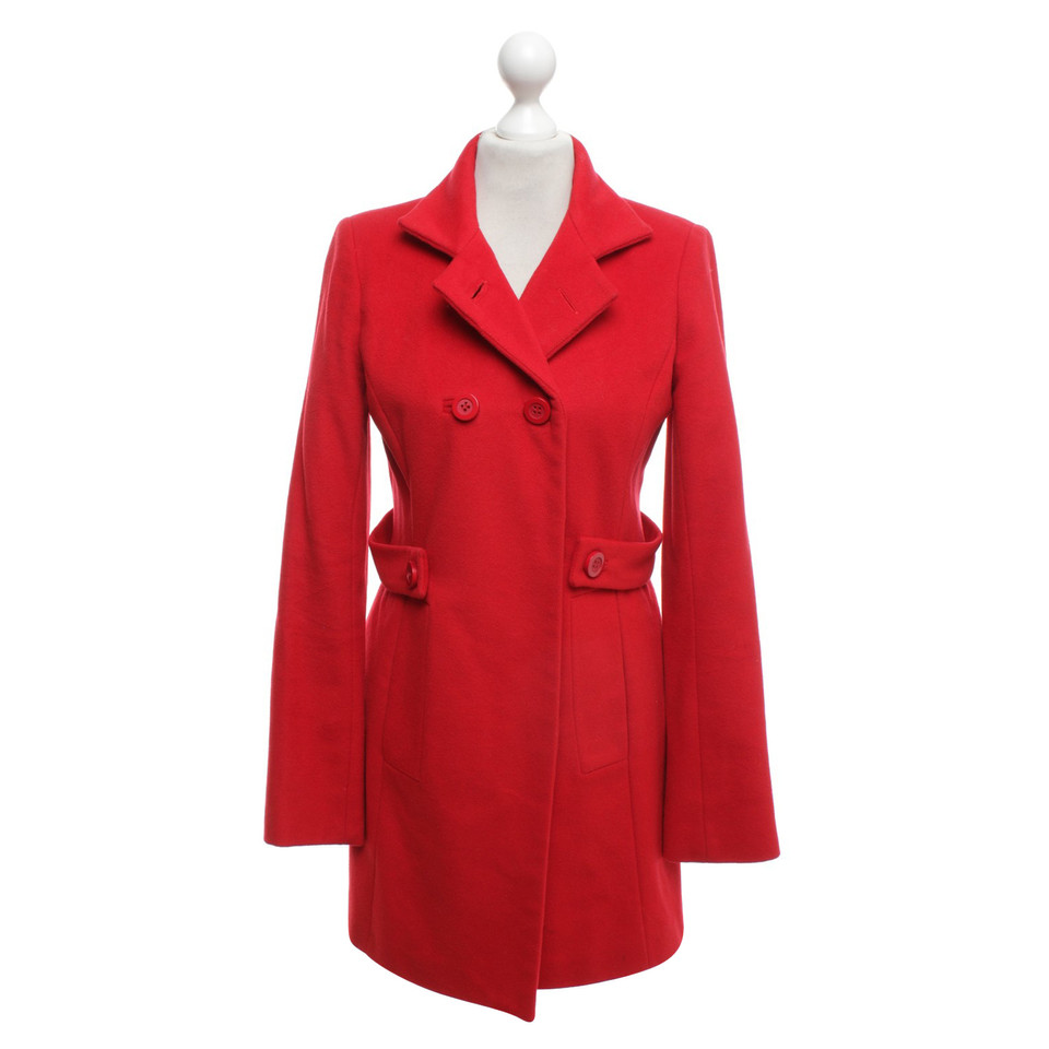 Reiss Coat in red