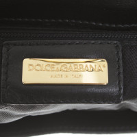 Dolce & Gabbana Handtasche aus Reptil-/Wildleder