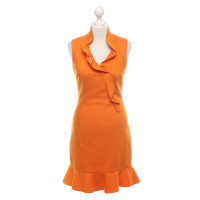 Karen Millen Kleid aus Baumwolle in Orange