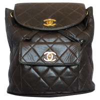Chanel Backpack Leather in Brown