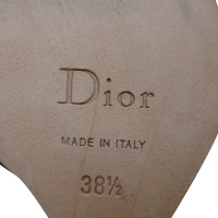 Christian Dior Sandali con tacco a zeppa