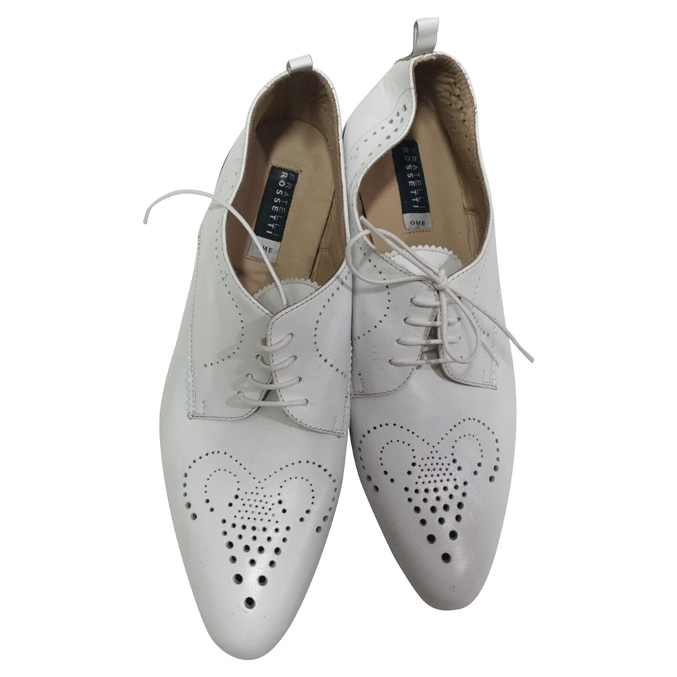 Fratelli Rossetti Lace-up shoes Leather in White