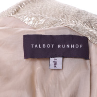 Talbot Runhof Robe en or