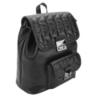 Karl Lagerfeld Karl Lagerfeld black leather backpack