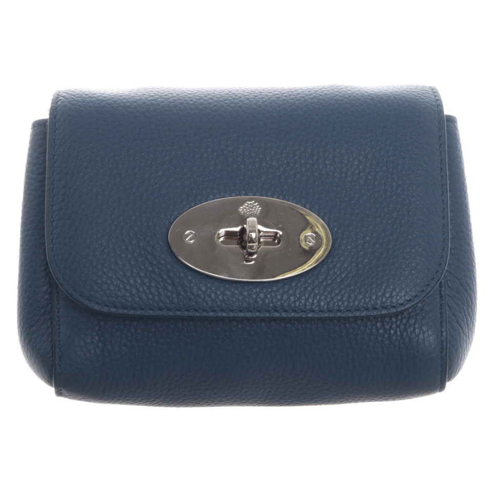 Mulberry Darley Small Leer in Blauw