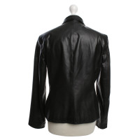 René Lezard Leather jacket in black