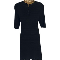 By Malene Birger Black Wool Crochet Dress 