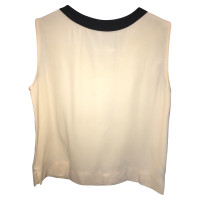 Moschino Cheap And Chic Gilet in Viscosa in Beige
