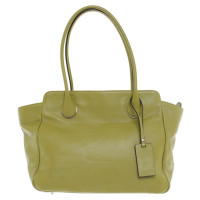 Coccinelle Leather hand bag in green