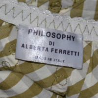 Philosophy Di Alberta Ferretti geruite jurk