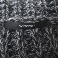 Windsor Cappotto lavorato a maglia in grigio