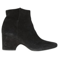 Calvin Klein Wild leather boots in black