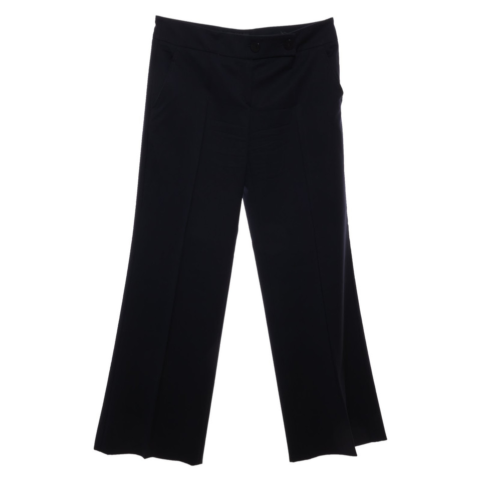 Emporio Armani Trousers Wool in Blue