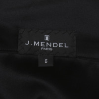 J. Mendel pantaloni di seta in nero