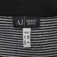 Armani Jeans Cardigan en noir / blanc