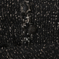 Chanel Bouclé giacca in nero / beige