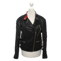 Rika Jacket/Coat Leather in Black