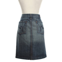 Citizens Of Humanity Denim rok in used-look