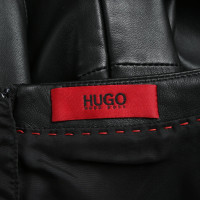 Hugo Boss Vestito in Pelle in Nero