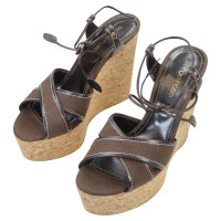 Sergio Rossi Sandals Leather in Brown