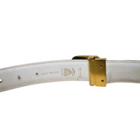 Golden Buckle Cintura in blu