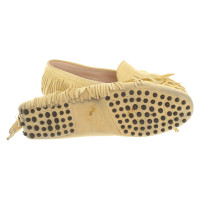 Tod's Chaussons/Ballerines en Daim en Jaune