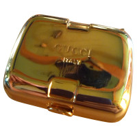 Gucci Boîte en métal couleur or