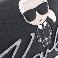 Karl Lagerfeld Borsa a tracolla in Pelle in Nero