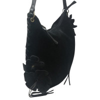 Coccinelle Tote Bag aus Wildleder in Schwarz