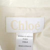 Chloé Jacke/Mantel in Weiß