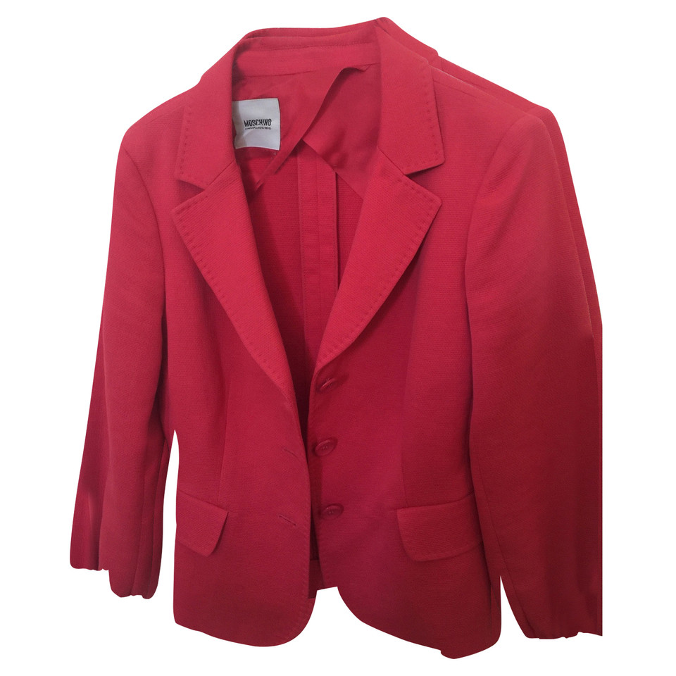Moschino Cheap And Chic Blazer Cotton in Pink