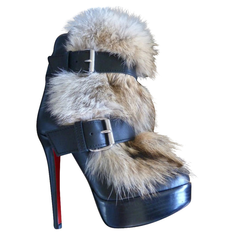 Christian Louboutin Ankle boots with fur