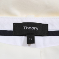 Theory Paire de Pantalon en Blanc