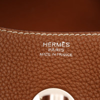 Hermès Lindy 34 aus Leder in Braun