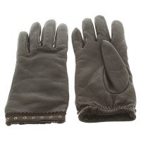 Roeckl Gants en cuir marron foncé