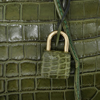 Hermès Birkin Bag 35 Leer in Groen