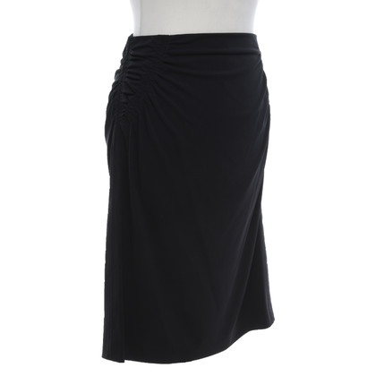 René Lezard Skirt Jersey in Black