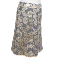 Schumacher skirt with gold-colored ornaments