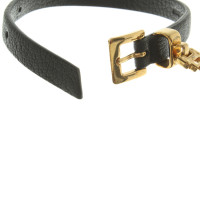 Miu Miu Leather bracelet in dark blue