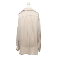 Lanvin Top Silk in Beige