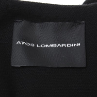 Atos Lombardini Jurk in zwart / blauw